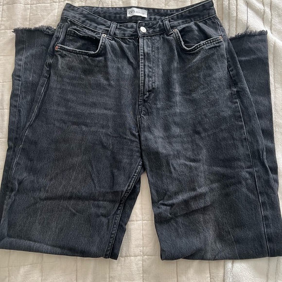 Zara Denim - Black Zara wide leg jeans